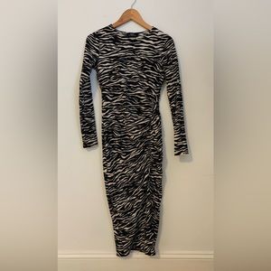 Bershka Zebra Print Dress